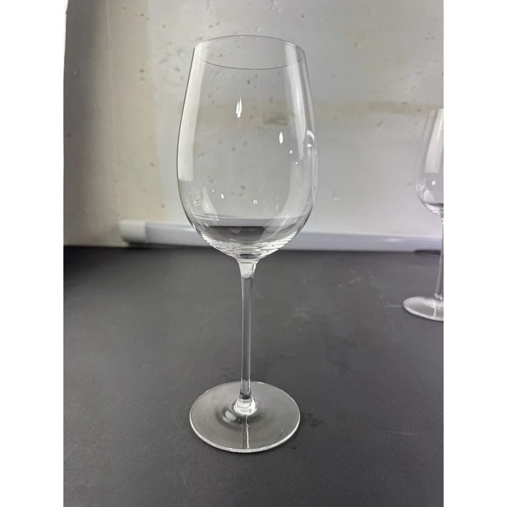 Set of 3 Clear Glass‎ Wine Glasses Tall Stemware Elegant Drinkware